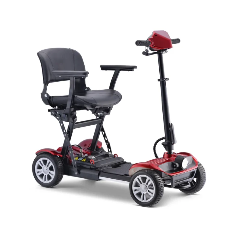 Rubicon FX05 Lightweight All-Terrain Mobility Scooter for seniors, on uneven terrain