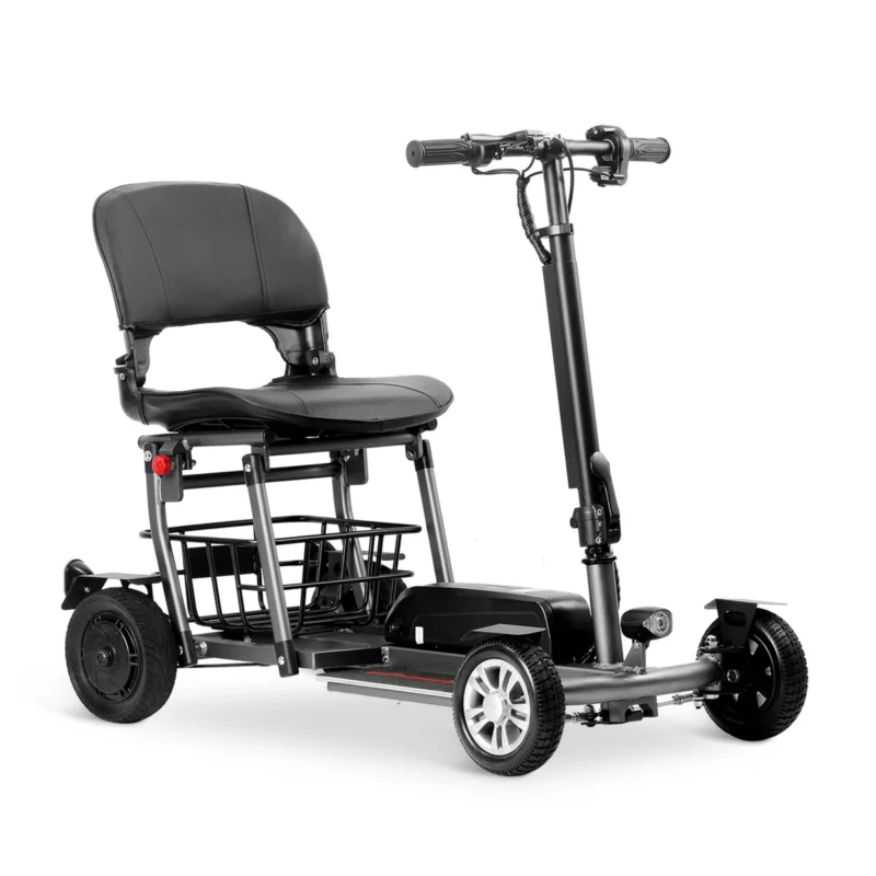 Rubicon FX04 Lightweight Foldable Mobility Scooter for seniors, folded in trunk